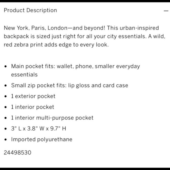 ♥️OOS ONLINE♥️ VS RHINESTONE BACKPACK - Picture 9 of 9